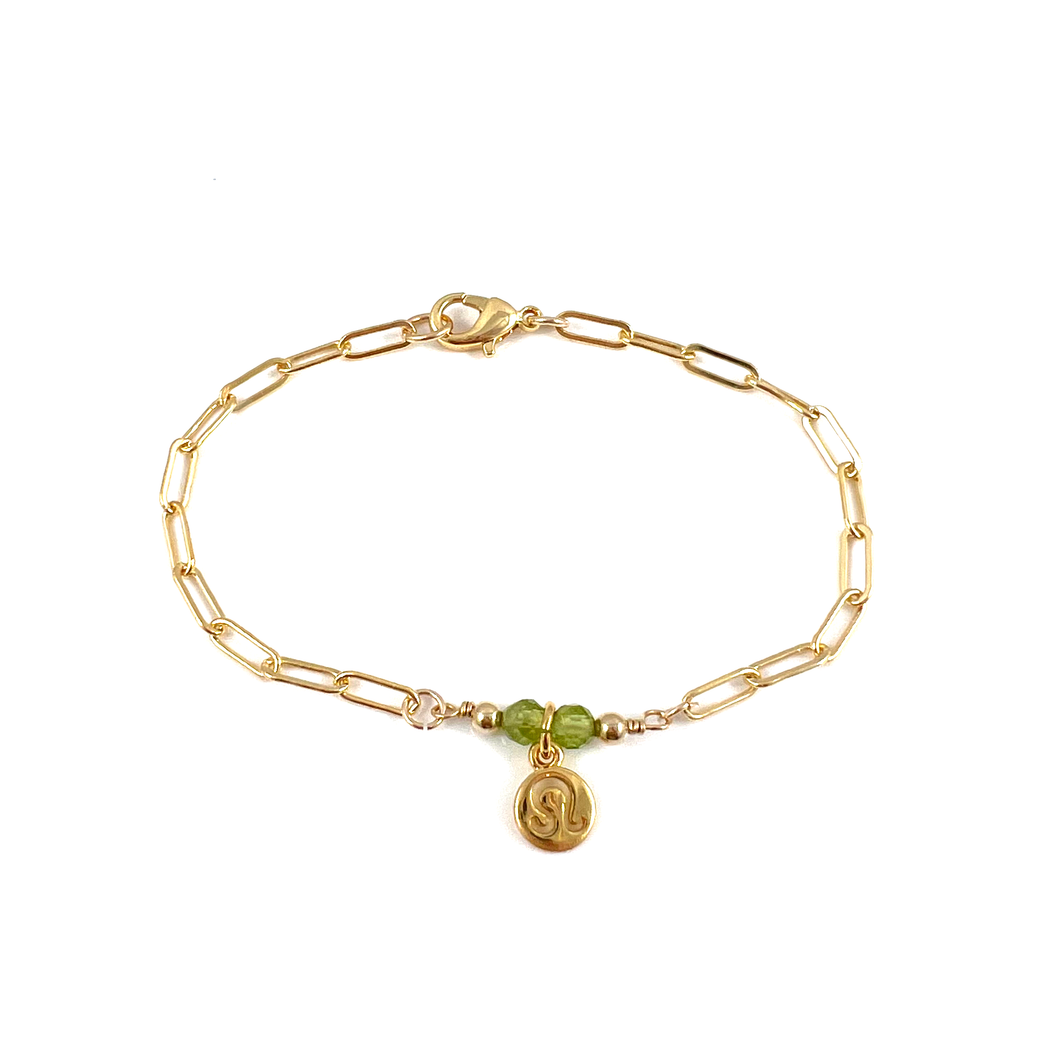 Zodiac Chain Bracelet | Leo