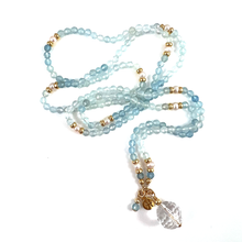 Aquamarine Necklace | Pisces - 28"