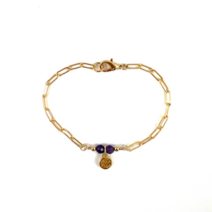 Zodiac Chain Bracelet | Aquarius