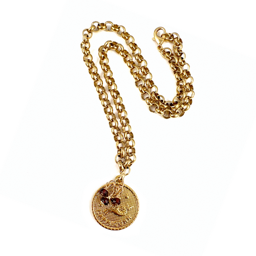 Astrology Coin Necklace | Capricorn 22