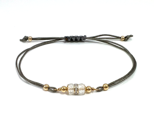 Diamond Cord Bracelet | Gemini Birthstone