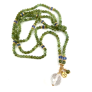 Green Apatite Necklace | Taurus - 28"