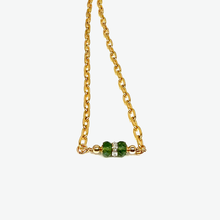 Diamond Paper Clip Chain Necklace | Taurus Birthstone