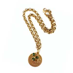 Astrology Coin Necklace | Taurus - 22"
