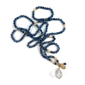 Sapphire Birthstone Necklace | Virgo - 28"